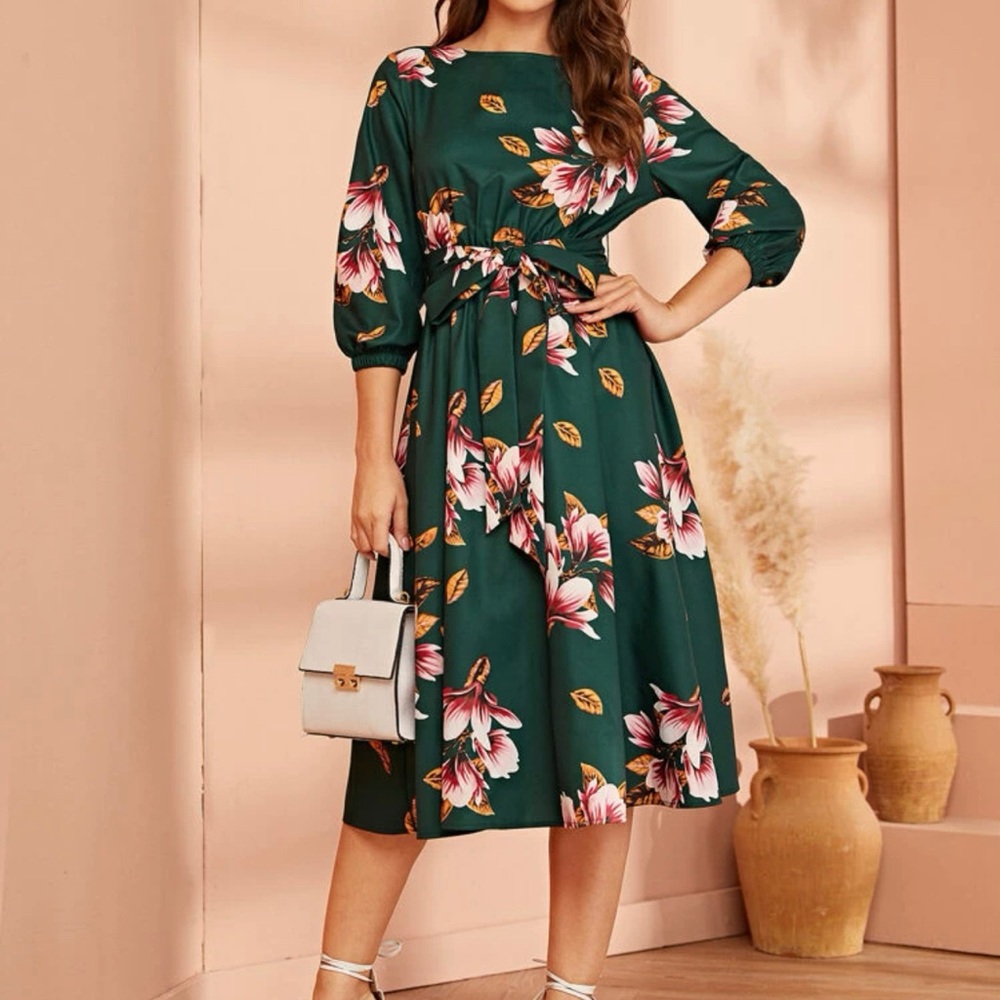 Floral Midi Dress
